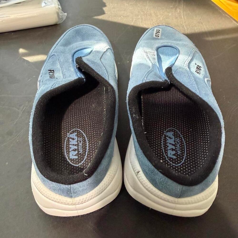 Ryka blue slip on sneakers lifestyle - Picture 3 of 5